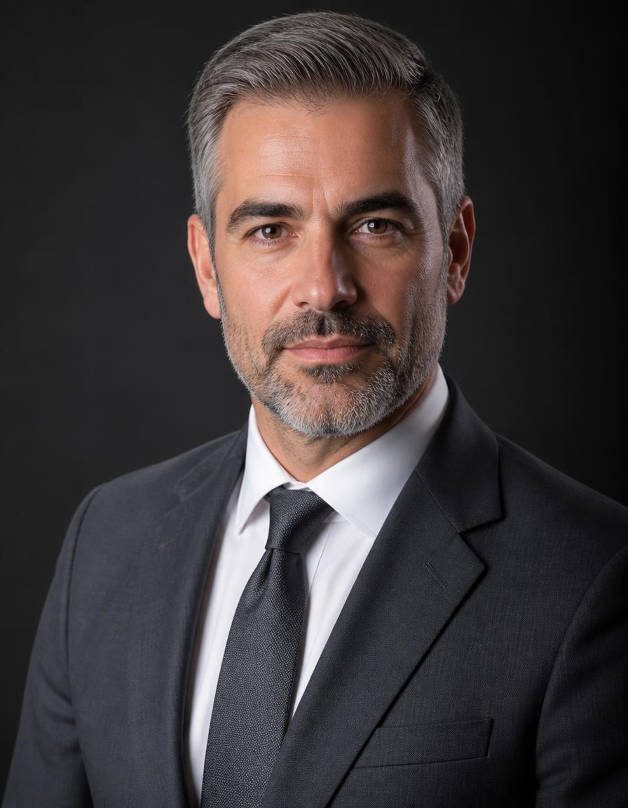 Demo example: formal executive portrait