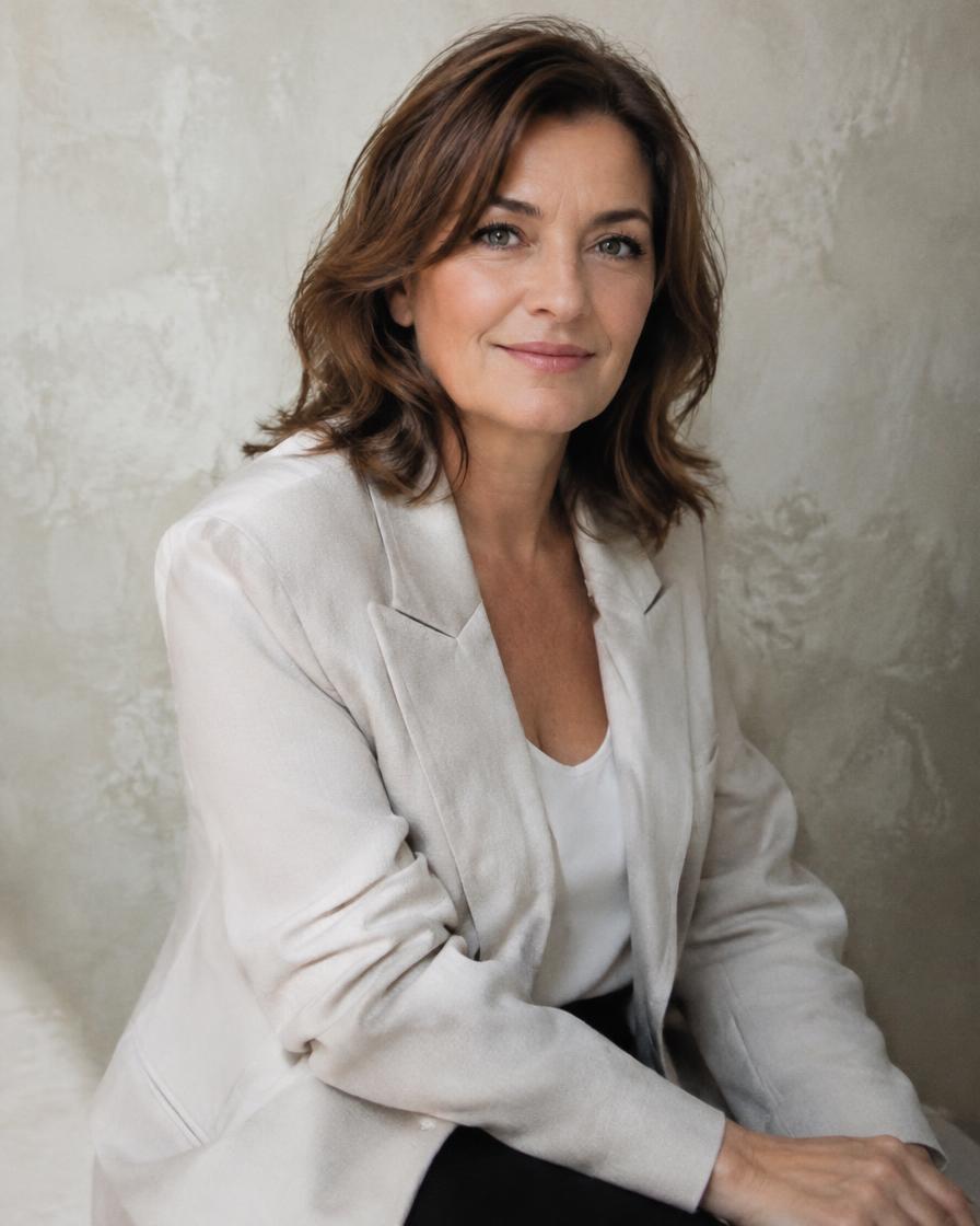 Example style: editorial portrait with natural window light